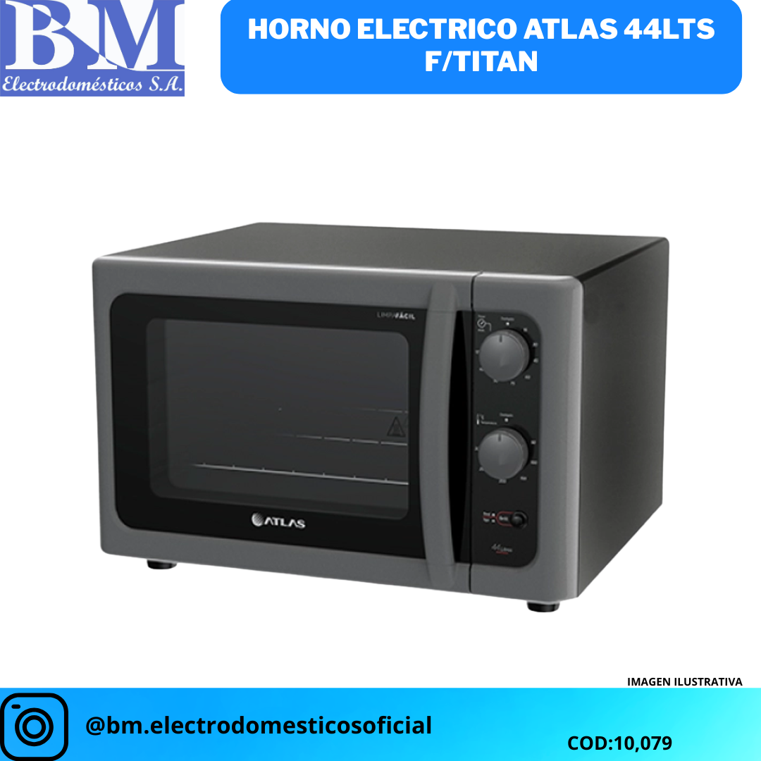 Horno Eléctrico Atlas 44Lts F/Titan