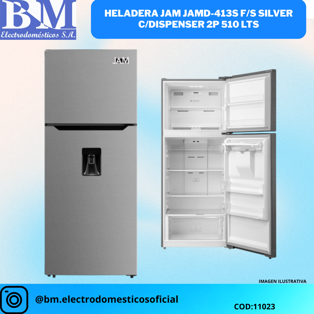 HELADERA JAM JAMD-413S F/S