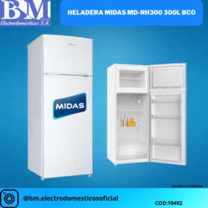 HELADERA MIDAS MD-RH300 300L BCO