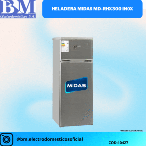 HELADERA MIDAS MD-RHX300 INOX