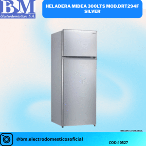 Heladera Midea 300LTS DRT294F Silver