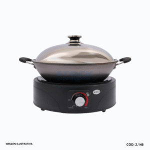 PLACA A INDUCCION MIDAS MD-P1230 2000W C/OLLA WOK