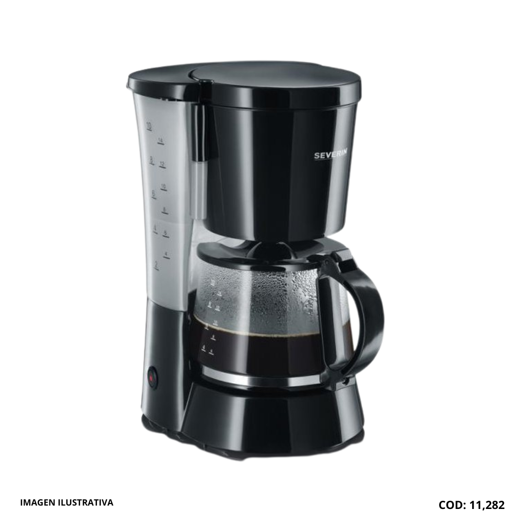 CAFETERA SEVERIN 10 TAZAS NEGRO 911/788