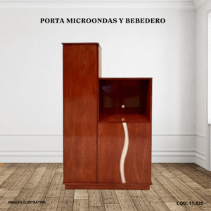 PORTA MICROONDAS Y BEBEDERO