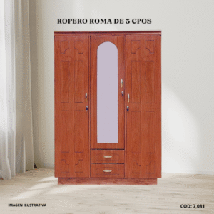 ROPERO ROMA DE 3 CPOS